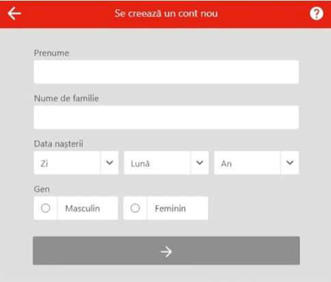 Registration at Winbet casino